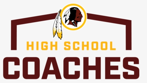 High School Coaches Clinic Logo On Light Web - Washington Redskins, HD Png Download, Transparent PNG