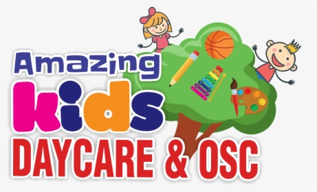 Amazing Kids Logo - Kids Daycare Logo, HD Png Download, Transparent PNG