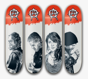 Sons Of Anarchy Skateboard, HD Png Download, Transparent PNG
