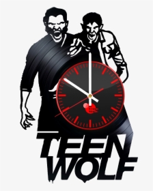 Teen Wolf Handmade Vinyl Record Wall Clock Fan Gift - Teen Wolf, HD Png Download, Transparent PNG