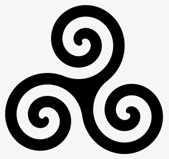 Triskele Symbol Spiral - Buddhist Karma Symbol, HD Png Download, Transparent PNG