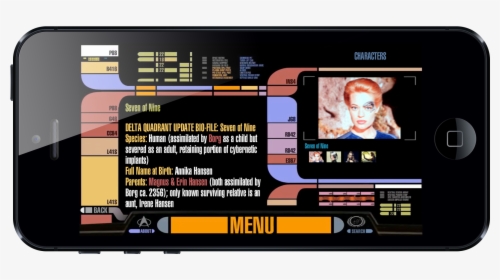 Star Trek Phone App, HD Png Download, Transparent PNG