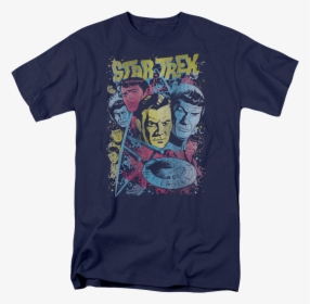 Splash Art Star Trek T-shirt - Teen Titans Go Men Shirt, HD Png Download, Transparent PNG
