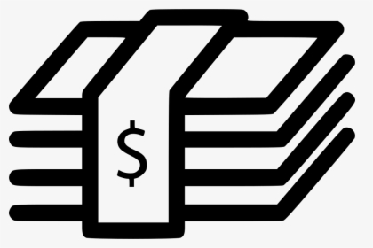 Cash Icon Png - Stack Of Bills Icon, Transparent Png, Transparent PNG