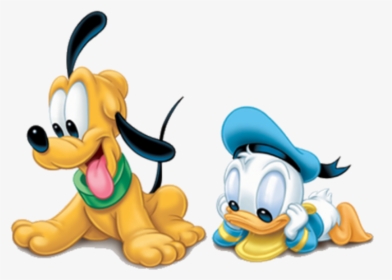 Pluto Mickey Mouse Donald Duck Minnie Mouse Goofy - Personajes De Mickey Mouse Bebes, HD Png Download, Transparent PNG