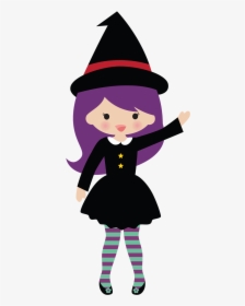 Cute Halloween Clipart Witch - Cute Witch Clipart, HD Png Download, Transparent PNG