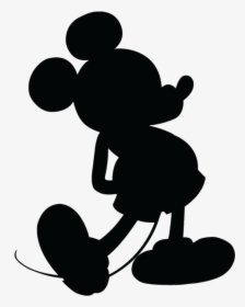Mickey Mouse Head Silhouette Clipart Clipground - Silhouette Mickey Mouse Outline, HD Png Download, Transparent PNG