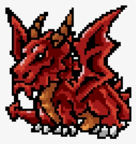 Minecraft Pixel Art Dragon, HD Png Download, Transparent PNG