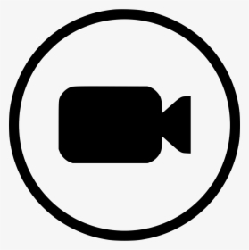 Cam Camera Record Video Film Movie Round - Black And White Mail Logo, HD Png Download, Transparent PNG