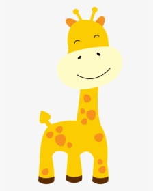 Clip Art Safari Baby Vector Png - Baby Giraffe Clipart, Transparent Png, Transparent PNG