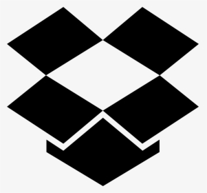 Black Dropbox Icon - Dropbox Logo Black Png, Transparent Png, Transparent PNG