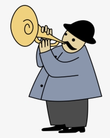 Band Free Fiddler 2 Free Horner - Trumpet Player Clip Art, HD Png Download, Transparent PNG