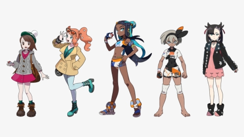 Pokemon Sword And Shield Gym Leaders, HD Png Download, Transparent PNG