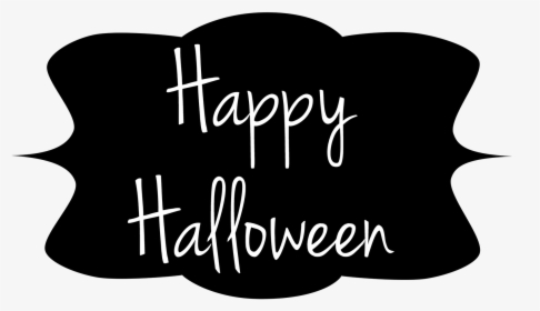Transparent Happy Halloween Png - Calligraphy, Png Download, Transparent PNG