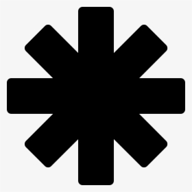 Asterisk - Red Hot Chili Peppers Clip Art Black, HD Png Download, Transparent PNG