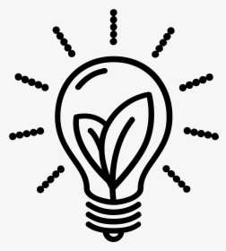 Green Drawing Light Bulb Transparent Png Clipart Free - Light Bulb Icon, Png Download, Transparent PNG