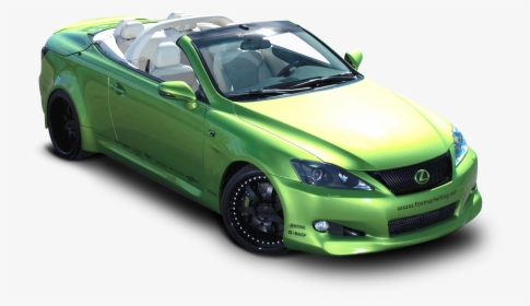 Lexus Is 350c Car Png Image - Green Lexus, Transparent Png, Transparent PNG