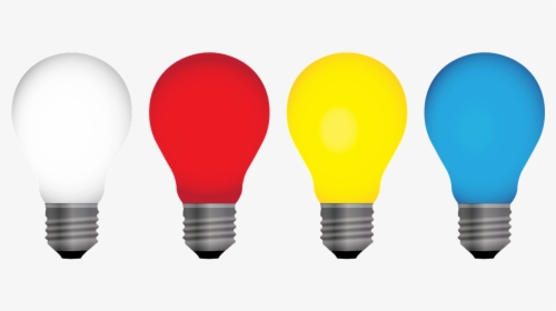 Cartoon Red Colored Light Bulbs, HD Png Download, Transparent PNG