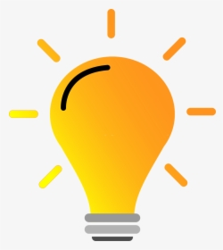 Lightbulb Bright Yellow Free Picture - Idea Png Vector, Transparent Png, Transparent PNG