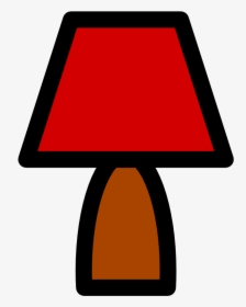 Lamp Icon - Red Clipart Lamp, HD Png Download, Transparent PNG