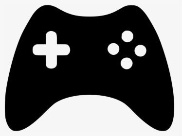 Joystick Control Controller Gamepad Game Interface - Game Icon Png Black, Transparent Png, Transparent PNG
