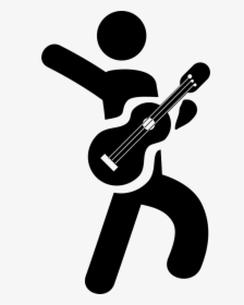 Transparent Playing Guitar Clipart - Violão Icon Png, Png Download, Transparent PNG
