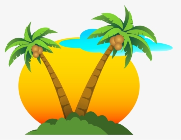 Summer Free Download Png - Palm Tree Clipart Png, Transparent Png, Transparent PNG