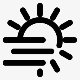 Fog Clipart Haze - Sun Icon Transparent Background, HD Png Download, Transparent PNG