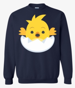Chick Hatching Emoji Sweatshirt - Emoji Çöz Cevapları Şarkı 91, HD Png Download, Transparent PNG