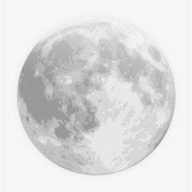 Weather Icon Full Moon By Gnokii Weather Icon Full - Transparent Background Moon Jpg, HD Png Download, Transparent PNG