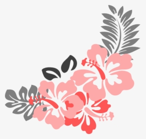 Hibiscus Flower Png Border - Hibiscus Clip Art, Transparent Png, Transparent PNG