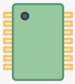 Integrated Circuits Transparent Images Png - Integrated Circuit Svg Icon, Png Download, Transparent PNG