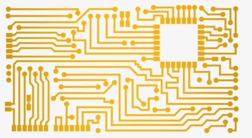 Circuit Diagram Printed Electric Circuit Board Png - Electronic Circuit Board Png, Transparent Png, Transparent PNG