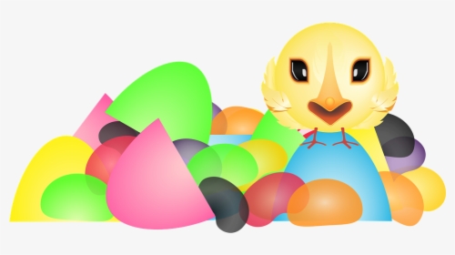 Graphic, Chick, Plastic Easter Eggs, Plastic Eggs - Cartoon, HD Png Download, Transparent PNG
