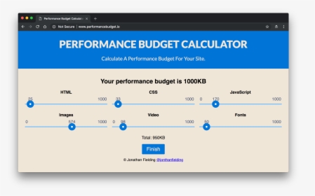 Performance Budget, HD Png Download, Transparent PNG