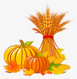 Free Pumpkin Patch Clipart Halloween Clip Art Wikiclipart - Fall Corn Stalk Clipart, HD Png Download, Transparent PNG