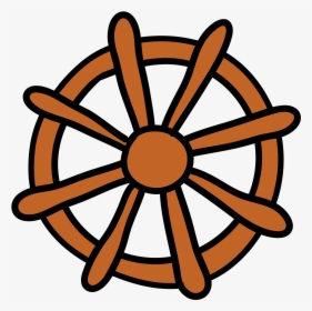Ship Wheel Icon - Ship Steering Wheel Clipart, HD Png Download, Transparent PNG
