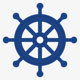 Ship Steering Wheel Silhouette, HD Png Download, Transparent PNG
