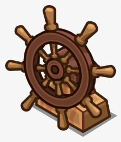 Transparent Pirate Ships Clipart - Clip Art Pirate Ship Wheel, HD Png Download, Transparent PNG