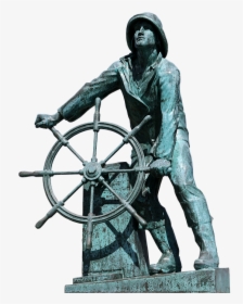 Tax Man, Steering Wheel, Captain, Sailors, Ship Leader - Fisherman's Memorial, HD Png Download, Transparent PNG