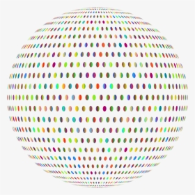 Prismatic Polka Dots Mark Ii Sphere No Background Clip - Ball Color Spectrum Png, Transparent Png, Transparent PNG