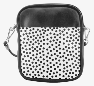 Black Polka Dot Design Sling Bag - Hd Dots Png, Transparent Png, Transparent PNG