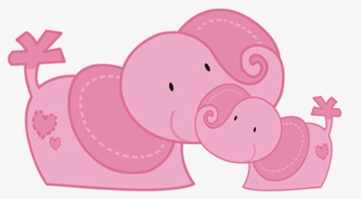 Pink Baby Elephant - Pink Baby Elephant Transparent Png, Png Download, Transparent PNG