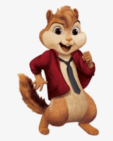 Alvin And The Chipmunks Alvin Wearing Black Tie - Alvin And The Chipmunks Alvin, HD Png Download, Transparent PNG