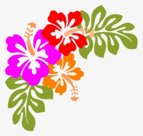 Compass Lodge Luau - Hawaiian Flowers Clip Art, HD Png Download, Transparent PNG
