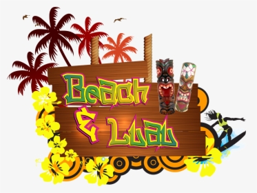 Beach Hawaiian Theme Party, HD Png Download, Transparent PNG