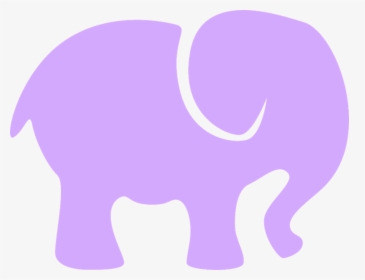 Elephant, Baby, Decoration, Silhouette, Design, Gray - Purple Elephant Clip Art, HD Png Download, Transparent PNG