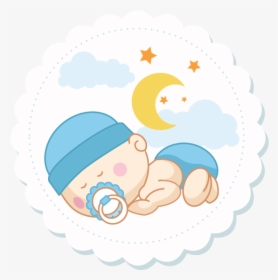 Wedding Invitation Infant Baby Shower Boy Clip Art - Sleeping Baby Drawing Png, Transparent Png, Transparent PNG