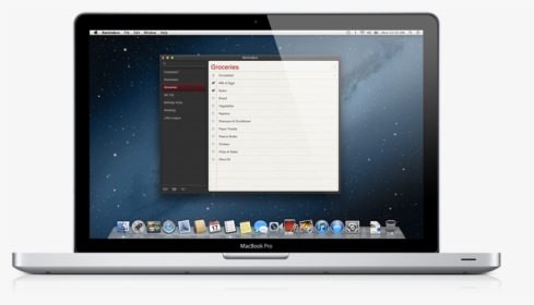 Apple Macbook Pro Mb133ll A - Macbook Mountain Lion, HD Png Download, Transparent PNG