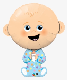 Transparent It S A Boy Balloon Clipart - Globo Con Forma Bebe, HD Png Download, Transparent PNG